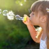 174135 bubbles little girl child children childhood happiness joy bubble girl child children p