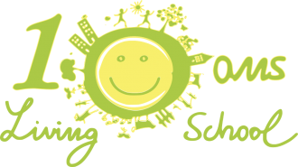 Logo living school 10 ans